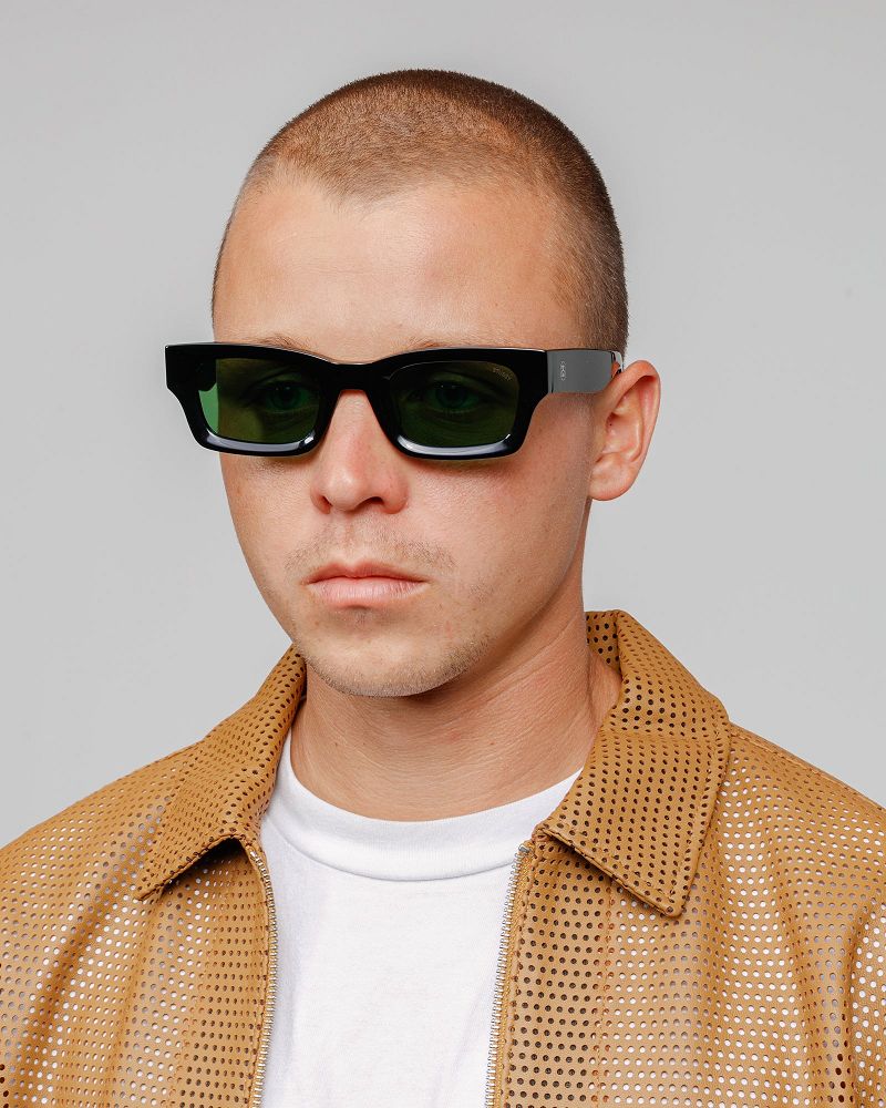 STUSSY VINCENT SUNGLASSES Noir Vert | STUSSY-55945