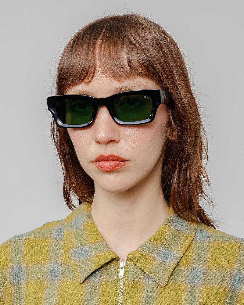 STUSSY VINCENT SUNGLASSES Noir Vert | STUSSY-55945