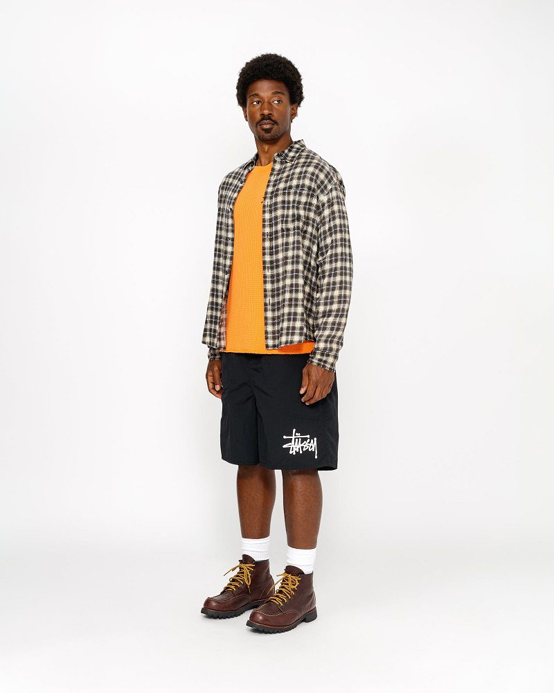 STUSSY WATER SHORT BIG BASIC Noir | STUSSY-56055