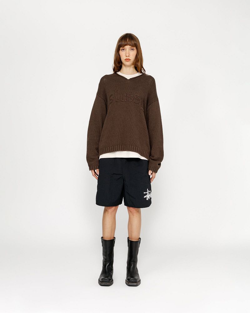 STUSSY WATER SHORT BIG BASIC Noir | STUSSY-56055