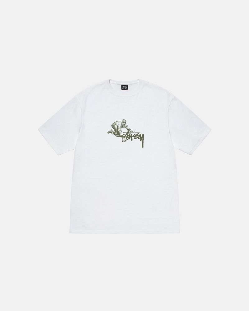 STUSSY WORKER TEE Blanche | STUSSY-56314