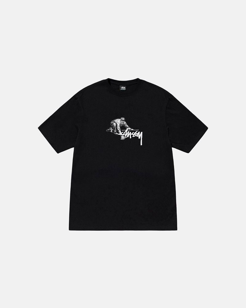 STUSSY WORKER TEE Noir | STUSSY-56313
