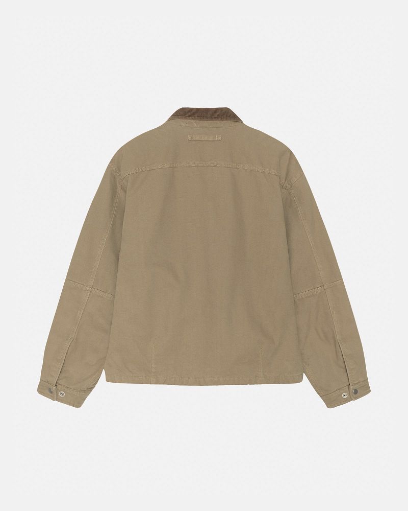 STUSSY WORKGEAR JACKET Kaki | STUSSY-56344