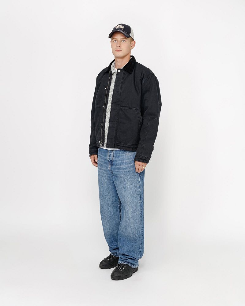 STUSSY WORKGEAR JACKET Noir | STUSSY-56343