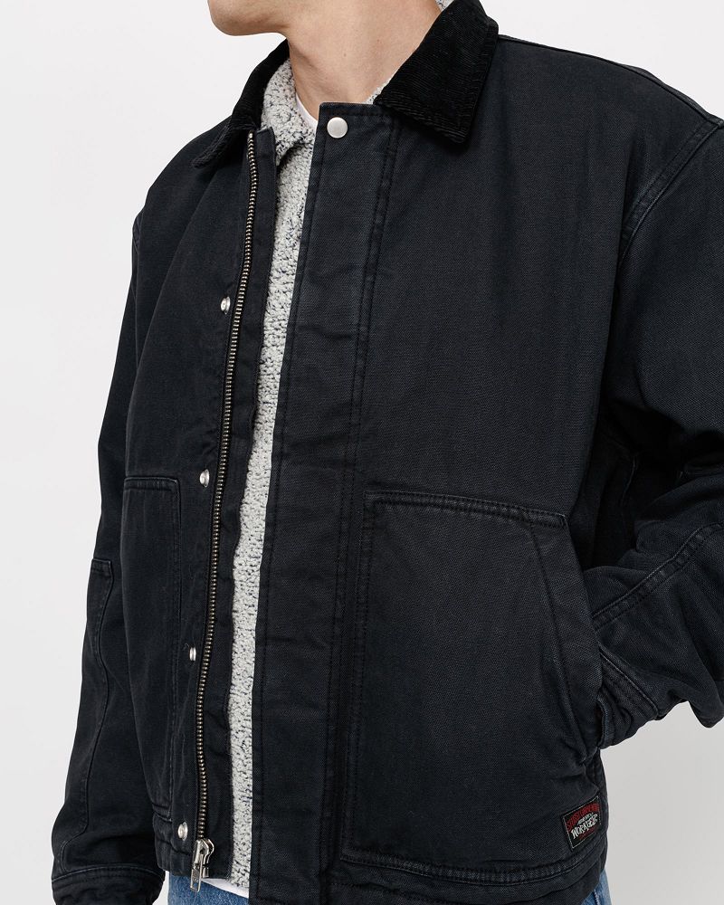 STUSSY WORKGEAR JACKET Noir | STUSSY-56343