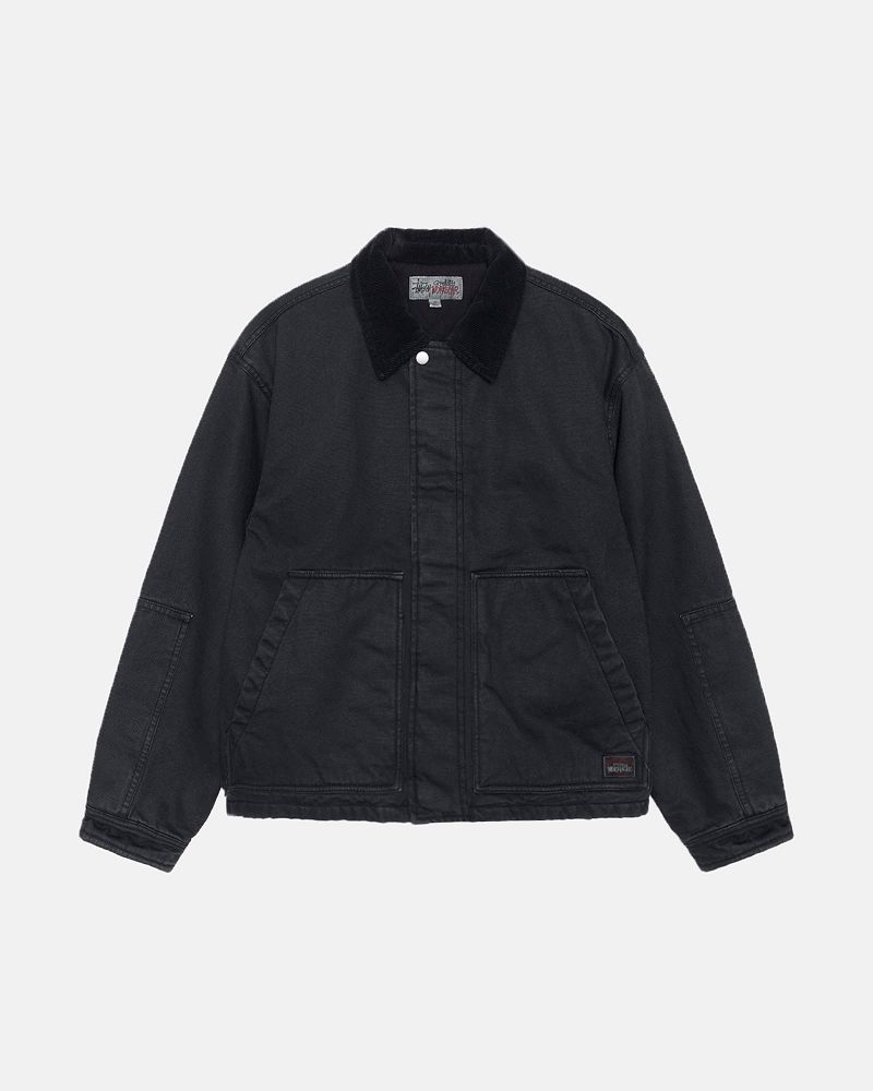 STUSSY WORKGEAR JACKET Noir | STUSSY-56343
