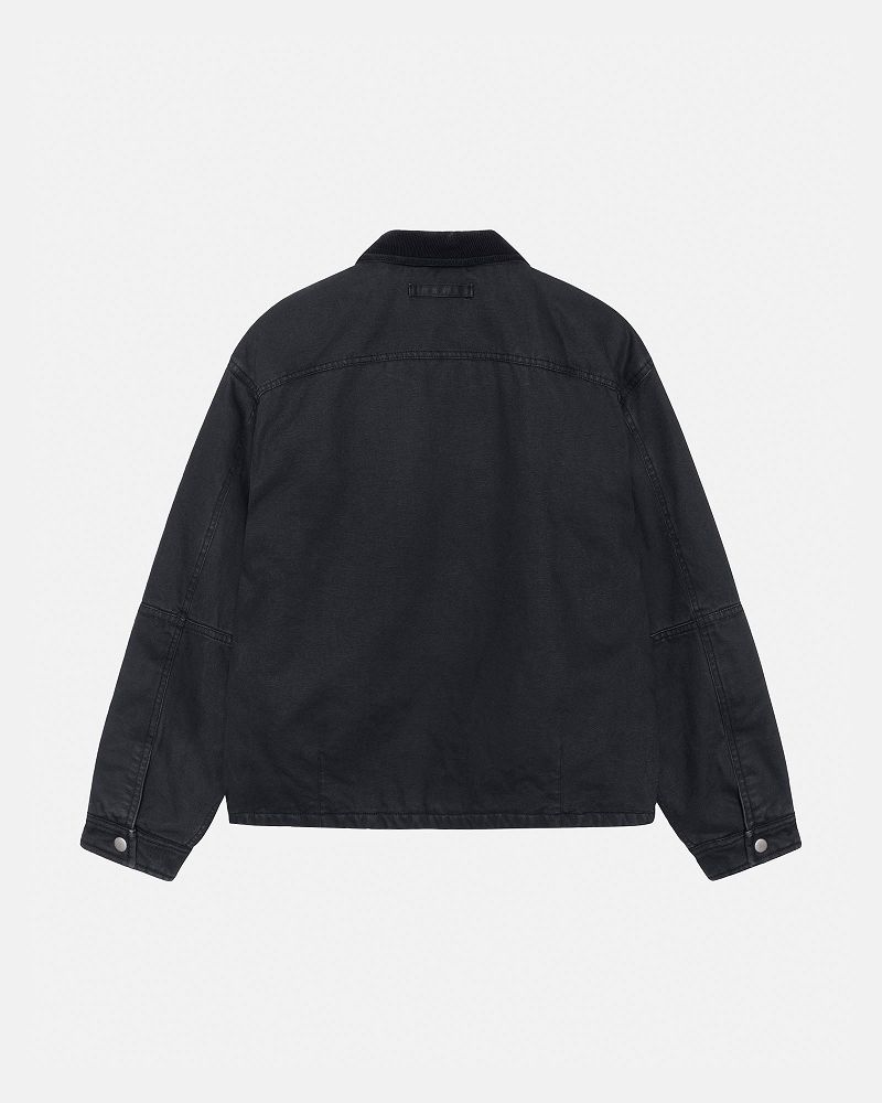 STUSSY WORKGEAR JACKET Noir | STUSSY-56343