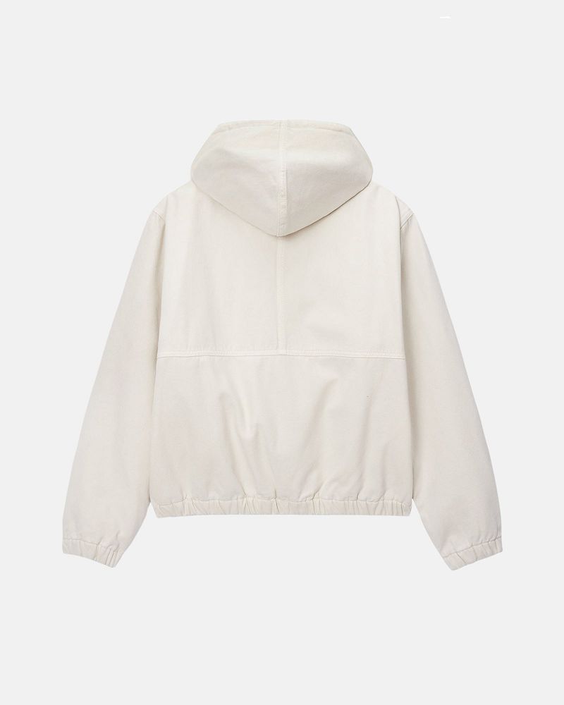 STUSSY WORK JACKET INSULATED CANVAS Beige | STUSSY-56346