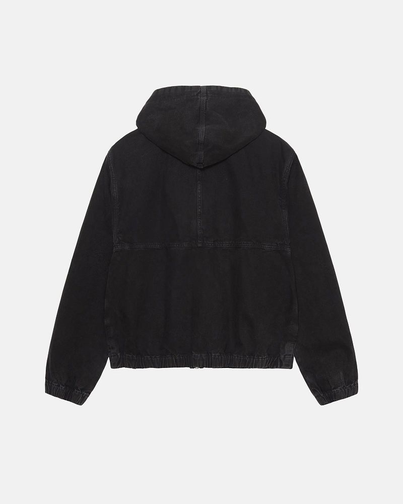 STUSSY WORK JACKET INSULATED CANVAS Noir | STUSSY-56345