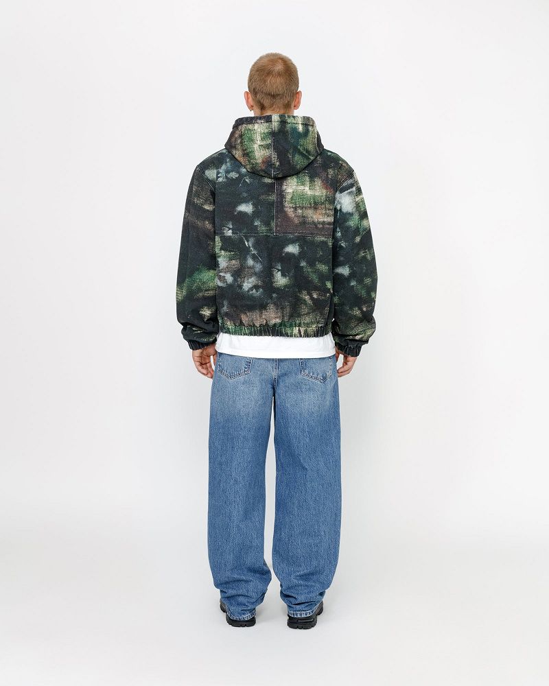 STUSSY WORK JACKET STENPAT CAMO Multicolore | STUSSY-56371