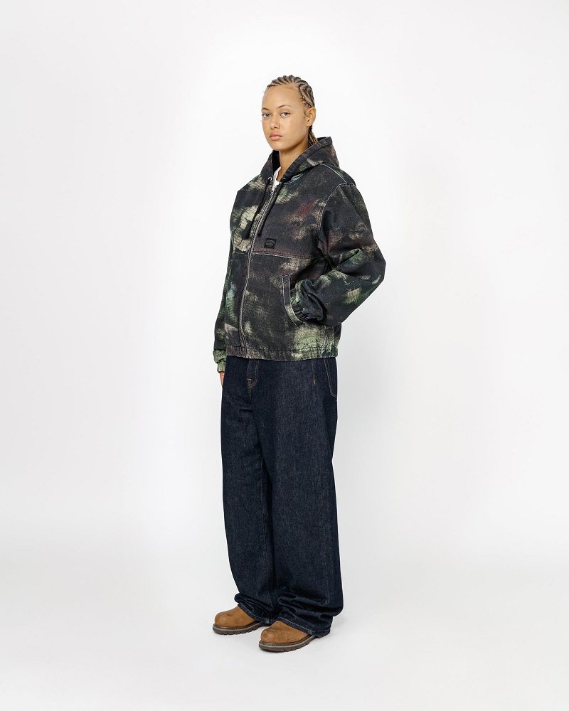 STUSSY WORK JACKET STENPAT CAMO Multicolore | STUSSY-56371