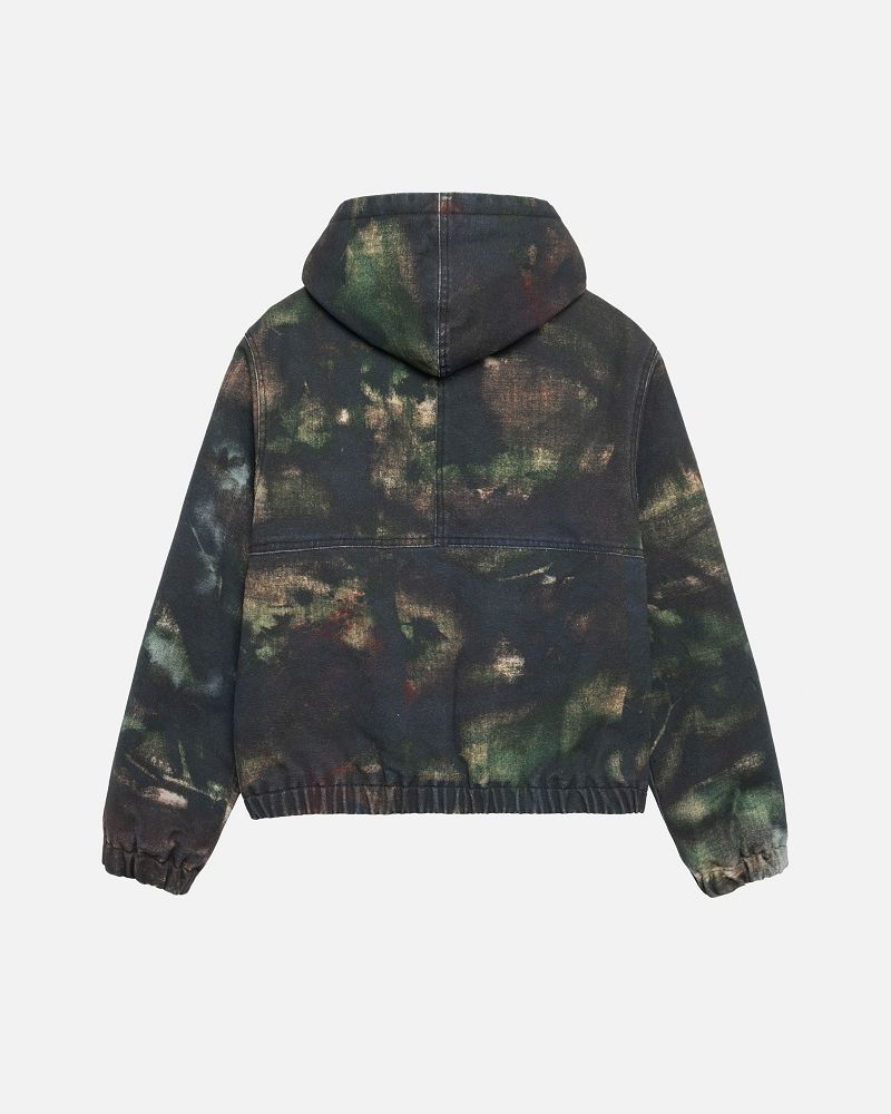 STUSSY WORK JACKET STENPAT CAMO Multicolore | STUSSY-56371