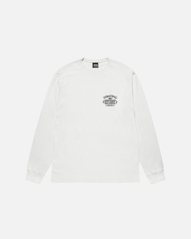 STUSSY WORLDWIDE LS TEE PIGMENT DYED Beige | STUSSY-56329